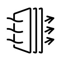 Icono mantenimiento del aire acondicionado