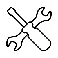 Icono reparación de aire acondicionado